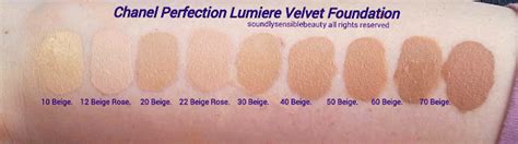 chanel perfection lumiere velvet foundation shades